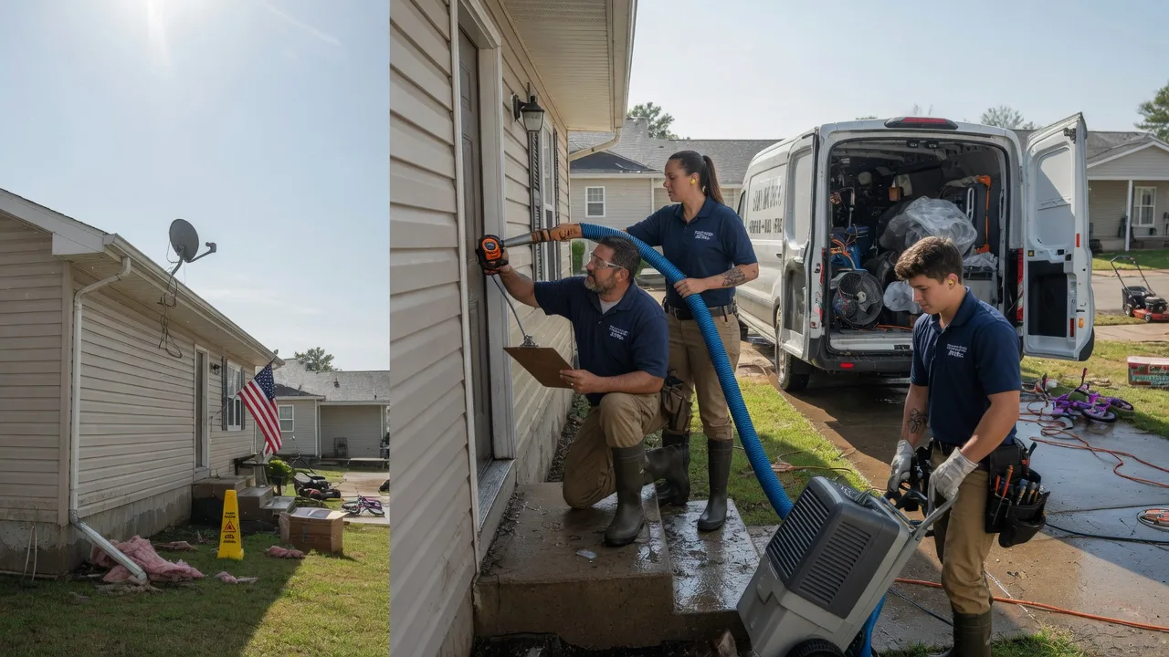 Ceiling Water Damage Restoration in Saint Louis, MI near me